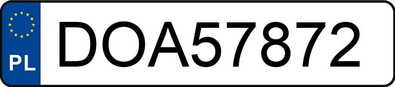 Numer rejestracyjny DOA57872 posiada BMW 525 TDS Kat. MR`95 E39 525 TDS Kat. MR`95 E39