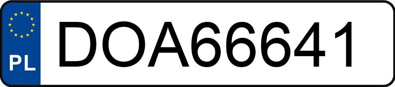 Numer rejestracyjny DOA 66641 posiada OPEL ASTRA GTC - DOA66641 Numer rejestracyjny DOA 66641 posiada OPEL ASTRA GTC - DOA66641