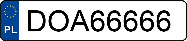 Numer rejestracyjny DOA 66666 posiada OPEL Insignia Sports Tourer 2.0 CDTI MR`08 E5 Insignia - DOA66666 Numer rejestracyjny DOA 66666 posiada OPEL Insignia Sports Tourer 2.0 CDTI MR`08 E5 Insignia - DOA66666