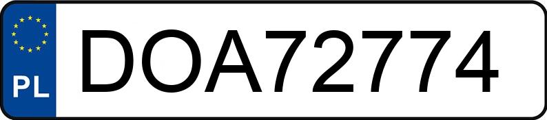 Numer rejestracyjny DOA 72774 posiada HONDA Civic 1.6 MR`01 E3 Sport - DOA72774