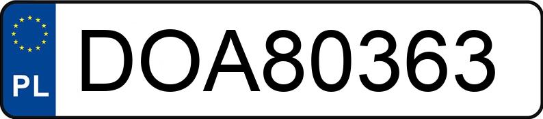 Numer rejestracyjny DOA 80363 posiada SEAT IBIZA - DOA80363 Numer rejestracyjny DOA 80363 posiada SEAT IBIZA - DOA80363