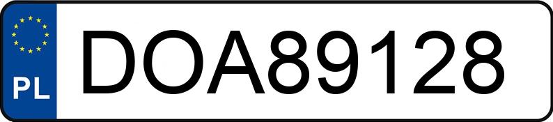 Numer rejestracyjny DOA 89128 posiada LEXUS GS430 - DOA89128