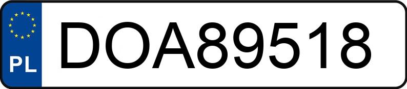 Numer rejestracyjny DOA 89518 posiada ALFA ROMEO 147 - DOA89518 Numer rejestracyjny DOA 89518 posiada ALFA ROMEO 147 - DOA89518