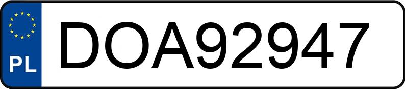 Numer rejestracyjny DOA 92947 posiada CITROEN C3 - DOA92947 Numer rejestracyjny DOA 92947 posiada CITROEN C3 - DOA92947