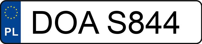 Numer rejestracyjny DOA S844 posiada DAEWOO / FSO Polonez Plus Truck 1.6 Kat. 2.4t DC 1D stal - DOAS844