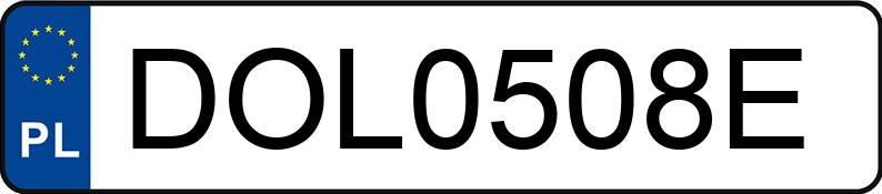 Numer rejestracyjny DOL 0508E posiada MAZDA 6 - DOL0508E