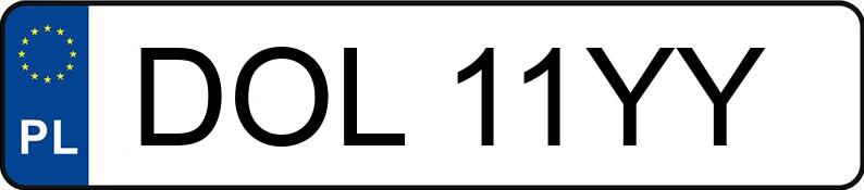 Numer rejestracyjny DOL 11YY posiada AUDI Cabrio 2.3 Kat. Aut. - DOL11YY