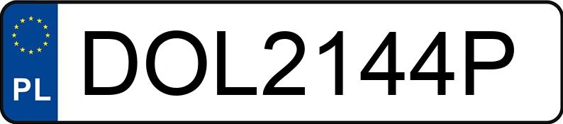 Numer rejestracyjny DOL 2144P posiada INGERSOLL-RAND  - DOL2144P