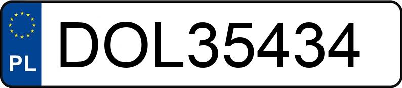 Numer rejestracyjny DOL 35434 posiada MERCEDES-BENZ C 200 CDI MR`00 E3 203 Classic - DOL35434