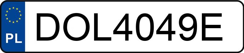 Numer rejestracyjny DOL 4049E posiada AUDI A5 SPORTBACK - DOL4049E Numer rejestracyjny DOL 4049E posiada AUDI A5 SPORTBACK - DOL4049E