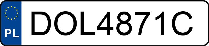 Numer rejestracyjny DOL 4871C posiada VOLKSWAGEN Transporter T5 GP MR`10 E5 2.9t Mixt - DOL4871C
