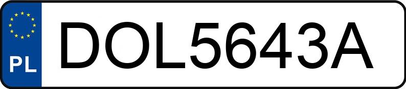 Numer rejestracyjny DOL 5643A posiada VOLKSWAGEN PASSAT - DOL5643A Numer rejestracyjny DOL 5643A posiada VOLKSWAGEN PASSAT - DOL5643A