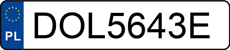 Numer rejestracyjny DOL 5643E posiada SEAT LEON - DOL5643E Numer rejestracyjny DOL 5643E posiada SEAT LEON - DOL5643E
