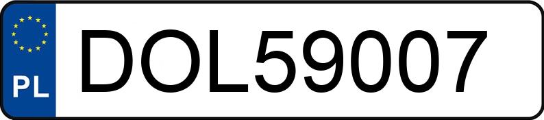 Numer rejestracyjny DOL 59007 posiada FORD FOCUS - DOL59007