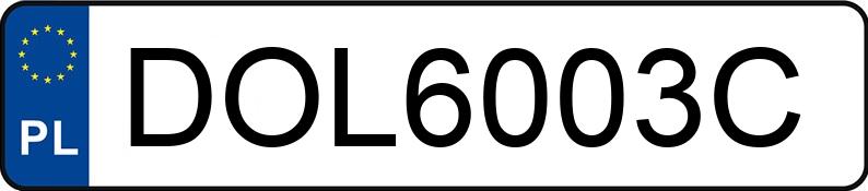 Numer rejestracyjny DOL 6003C posiada BMW 320D TOURING - DOL6003C