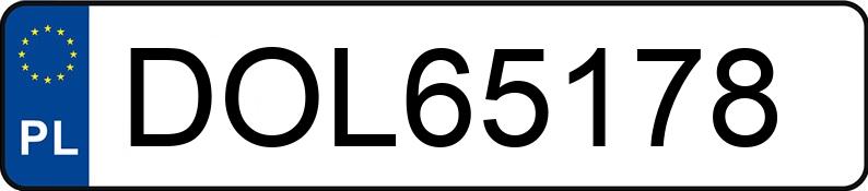 Numer rejestracyjny DOL 65178 posiada BMW 520 - DOL65178