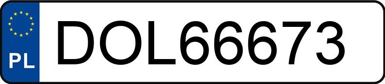 Numer rejestracyjny DOL 66673 posiada TOYOTA AYGO - DOL66673