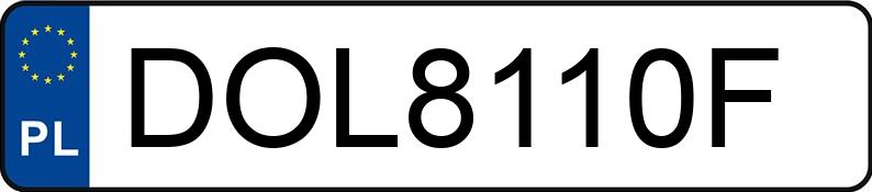 Numer rejestracyjny DOL 8110F posiada BMW 520D - DOL8110F