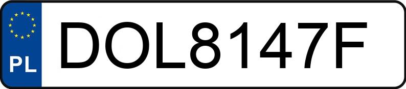 Numer rejestracyjny DOL 8147F posiada FIAT CINQUECENTO - DOL8147F