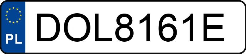 Numer rejestracyjny DOL 8161E posiada PEUGEOT 207 - DOL8161E Numer rejestracyjny DOL 8161E posiada PEUGEOT 207 - DOL8161E