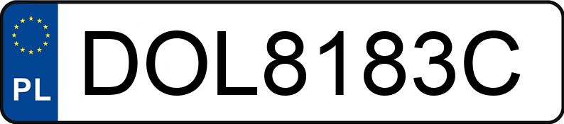 Numer rejestracyjny DOL 8183C posiada PORSCHE PANAMERA - DOL8183C