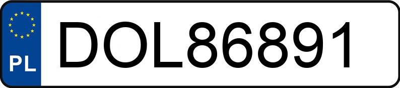 Numer rejestracyjny DOL 86891 posiada RENAULT/JEGGER MASTER - DOL86891