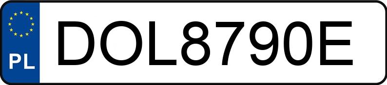 Numer rejestracyjny DOL 8790E posiada MERCEDES-BENZ B 170 - DOL8790E