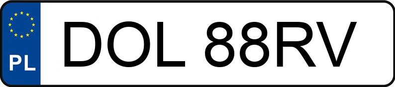 Numer rejestracyjny DOL88RV posiada WIELTON NW 33 36.0t A