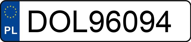 Numer rejestracyjny DOL 96094 posiada VOLKSWAGEN GOLF - DOL96094