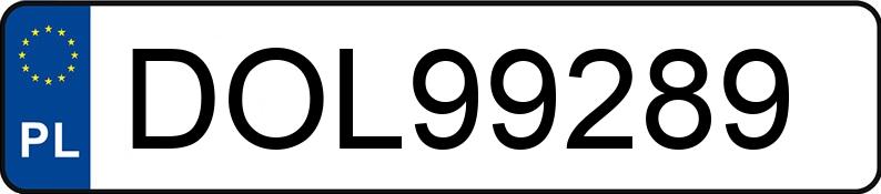 Numer rejestracyjny DOL 99289 posiada VOLKSWAGEN Passat B5 1.8 MR`96 E2 Comfortline syncro - DOL99289