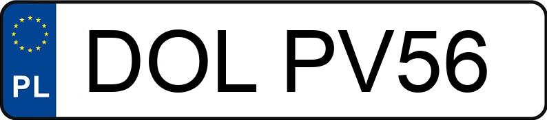 Numer rejestracyjny DOL PV56 posiada ZASŁAW D-670.PC.BESIP 18.0t 670.PC.82.06.BESIP - DOLPV56