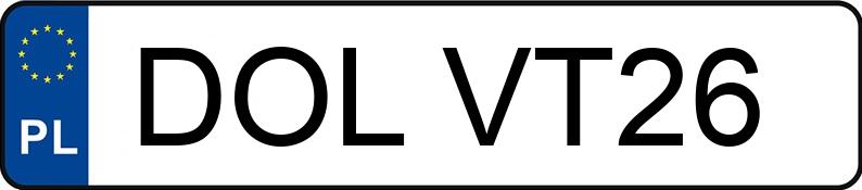 Numer rejestracyjny DOL VT26 posiada GENERIC - DOLVT26 Numer rejestracyjny DOL VT26 posiada GENERIC - DOLVT26
