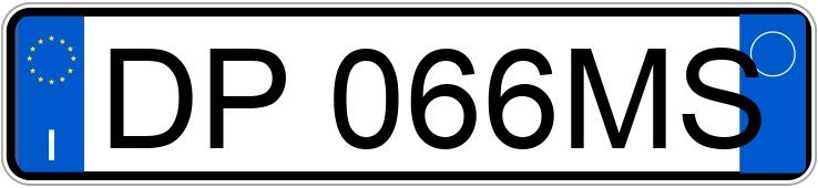 Numer rejestracyjny DP066MS posiada FIAT Panda 2a serie