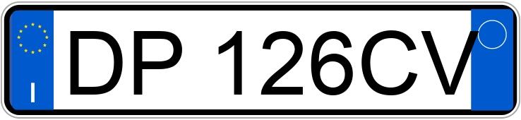 Numer rejestracyjny DP126CV posiada PEUGEOT 207