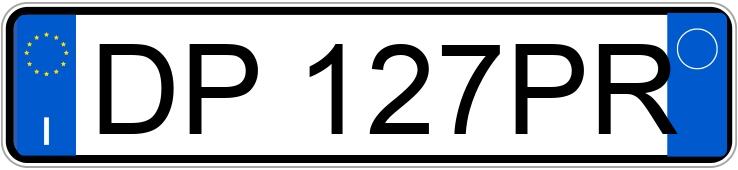 Numer rejestracyjny DP127PR posiada FIAT Punto 3a serie
