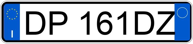 Numer rejestracyjny DP161DZ posiada FIAT Panda 2a serie