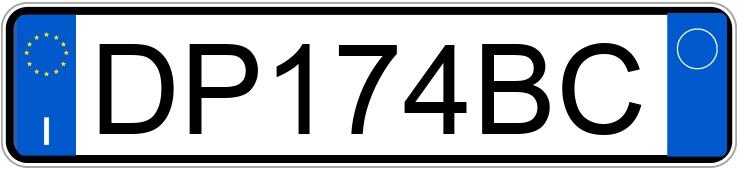 Numer rejestracyjny DP174BC posiada BMW Serie 1