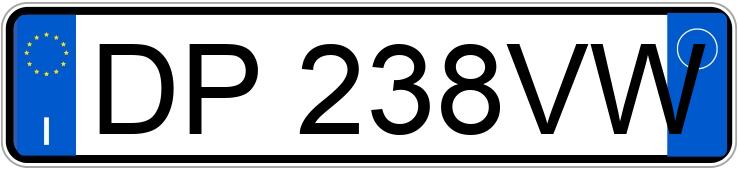 Numer rejestracyjny DP238VW posiada PEUGEOT 107