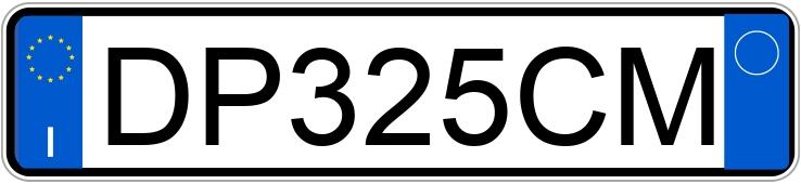 Numer rejestracyjny DP325CM posiada AUDI A4 4a serie