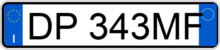 Numer rejestracyjny DP343MF posiada TOYOTA RAV4 3a serie