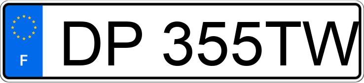 Numer rejestracyjny DP355TW posiada CITROEN C4 II