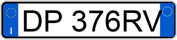 Numer rejestracyjny DP376RV posiada LANCIA Ypsilon 2a serie