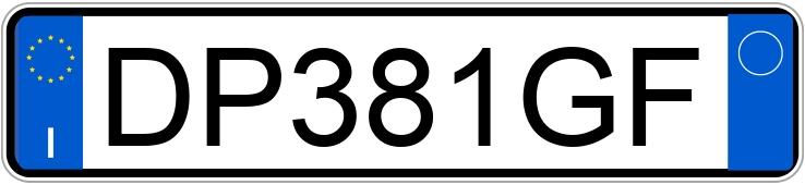 Numer rejestracyjny DP381GF posiada FIAT Punto 3a serie Numer rejestracyjny DP381GF posiada FIAT Punto 3a serie