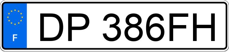 Numer rejestracyjny DP386FH posiada BMW 320