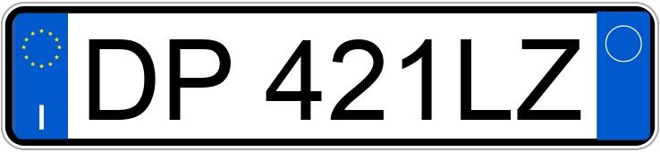 Numer rejestracyjny DP421LZ posiada FIAT 500