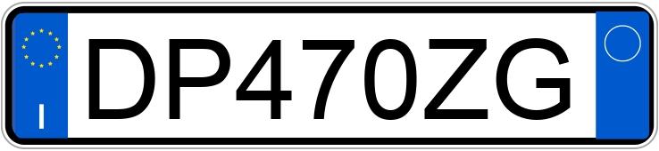 Numer rejestracyjny DP470ZG posiada FIAT Punto 3a serie Numer rejestracyjny DP470ZG posiada FIAT Punto 3a serie