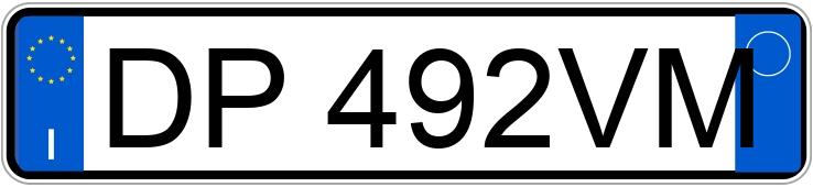 Numer rejestracyjny DP492VM posiada FORD Focus 2a serie