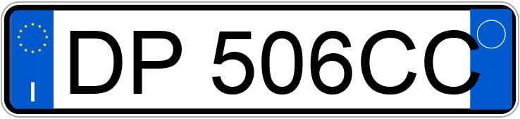 Numer rejestracyjny DP506CC posiada LANCIA Ypsilon 2a serie Numer rejestracyjny DP506CC posiada LANCIA Ypsilon 2a serie