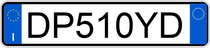 Numer rejestracyjny DP510YD posiada LANCIA Ypsilon 2a serie Numer rejestracyjny DP510YD posiada LANCIA Ypsilon 2a serie