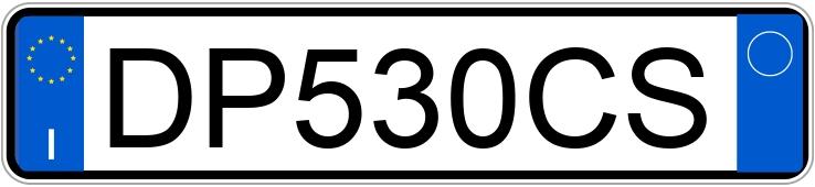 Numer rejestracyjny DP530CS posiada BMW Serie 3